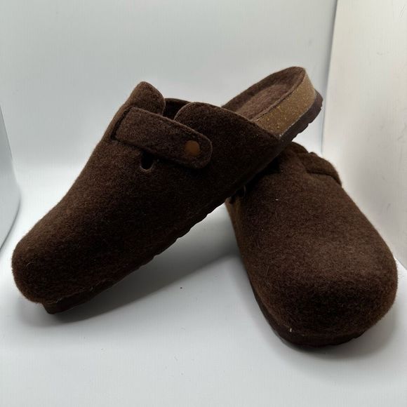 CUSHIONAIRE Womens Clog 10 BROWN WOOL - Picture 7 of 7